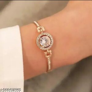 Trendy Heart-Inspired Rose Gold Bangle – Perfect Gift for Her